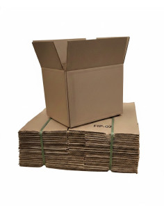 25 Cajas de Cartón Corrugado 27.4x 20.5x20.6 cm
