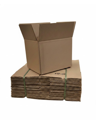 25 Cajas de Cartón Corrugado 27.4x 20.5x20.6 cm