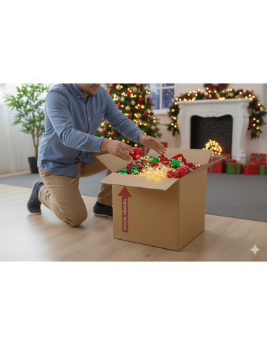 25 Cajas de Cartón Corrugado 41x37x23cm – Formato Bajo/Plano